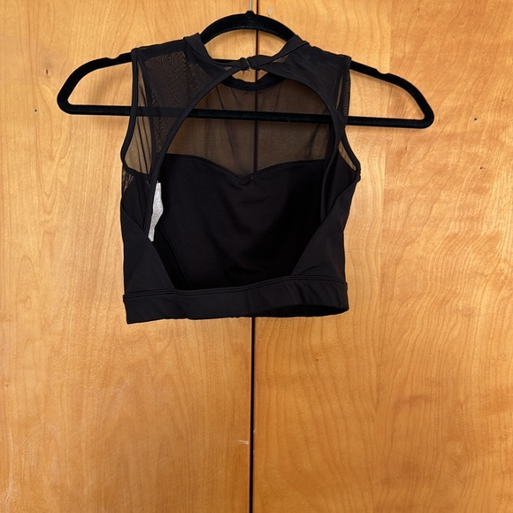 Bloch high neck sweetheart open back tank crop top - Picture 4 of 6